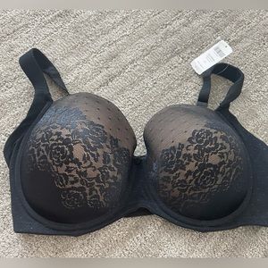 Stunning Support Full Coverage Black Soma Bra NWT 36DDD